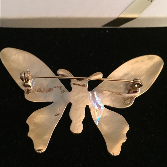 Colorful butterfly pins with crystals - Picture 2 of 2